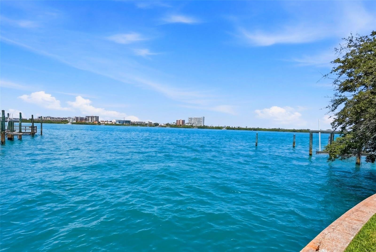 Water view from back patio.