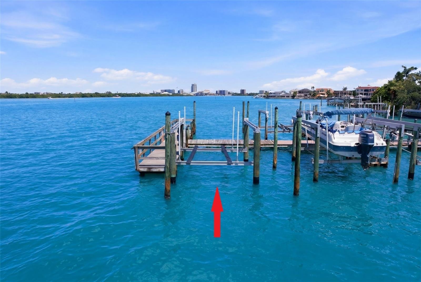 Assigned 30ft deep water boat slip with a 10,000-pound lift, water and electric. The Dock deck and rails are currently being replaced; no assessment, 