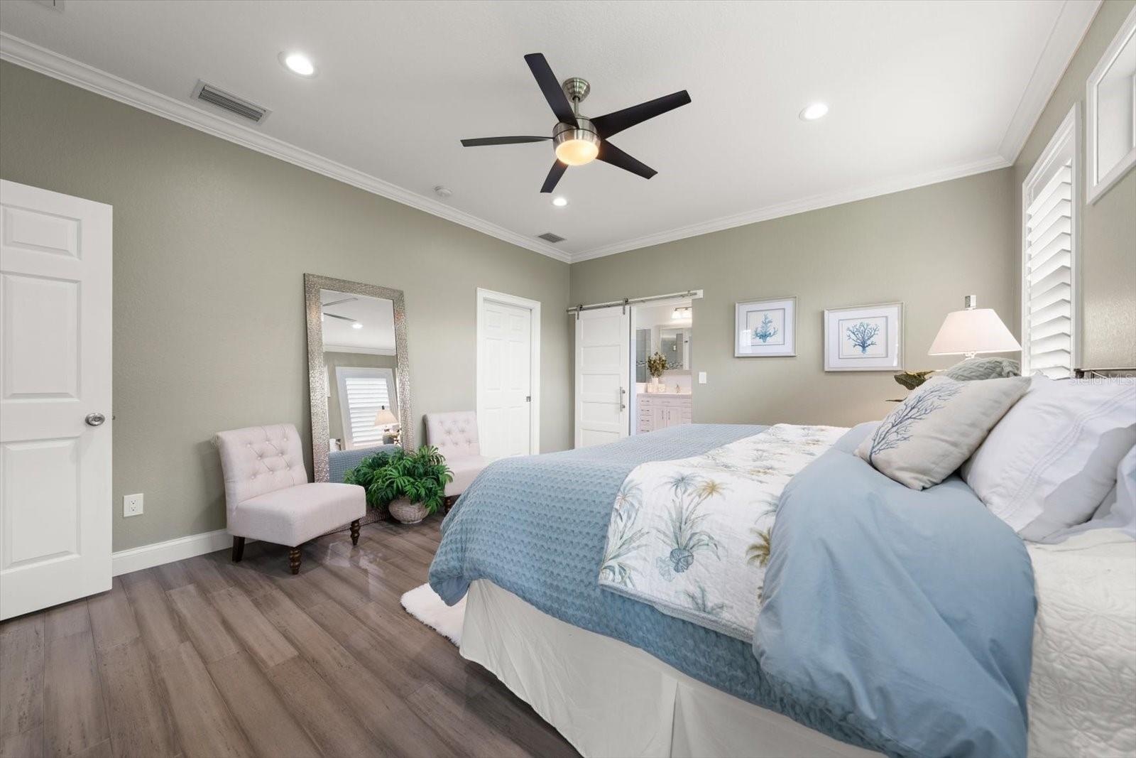 Primary bedroom suite
