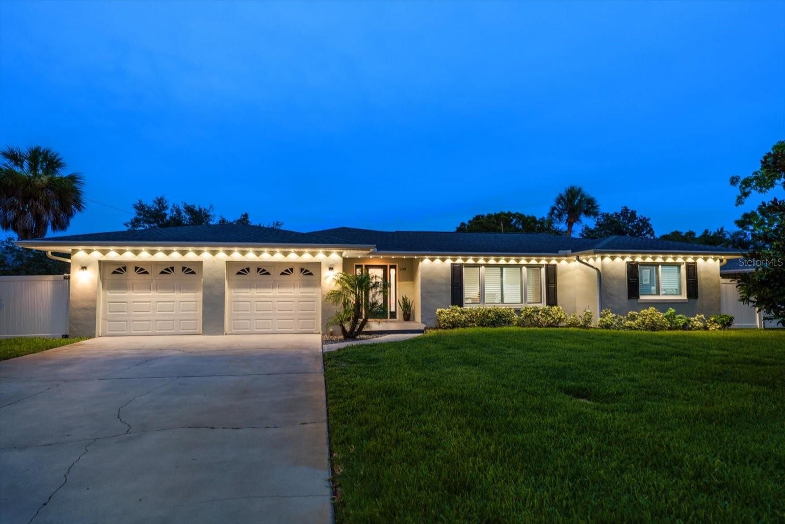 Curb appeal day and night!