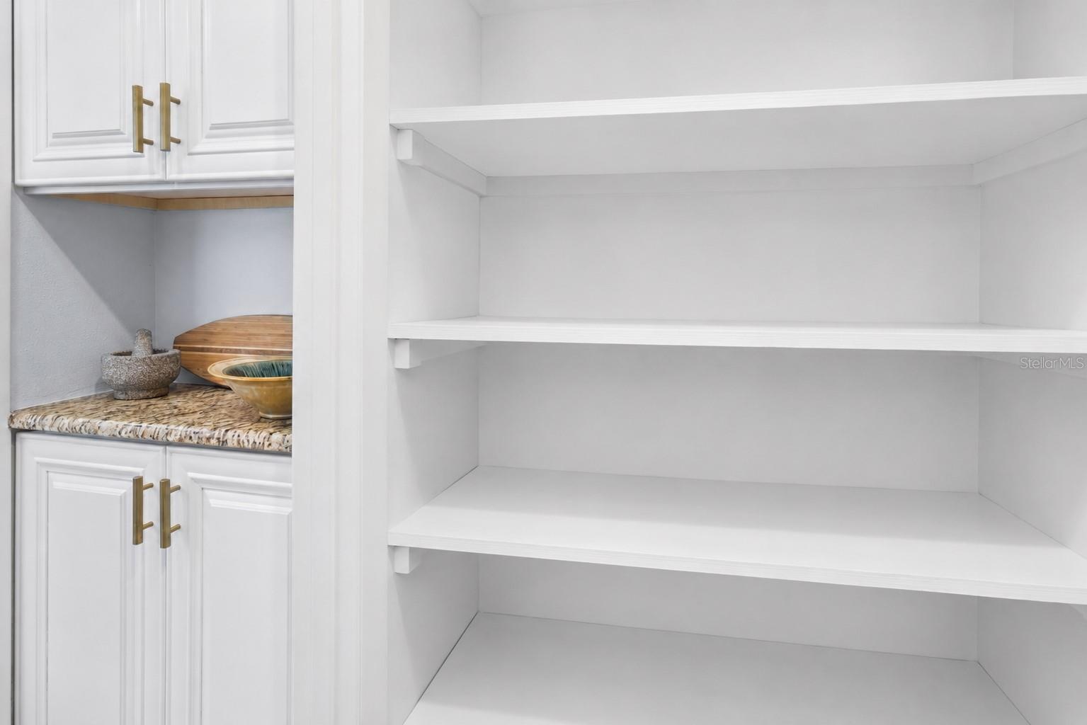Butler Pantry and Kitchen Pantry