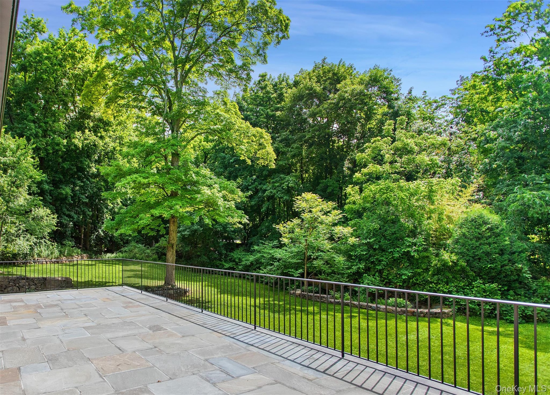Flagstone terrace