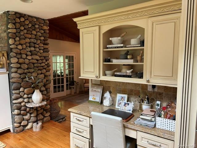 This area was designed as a desk,