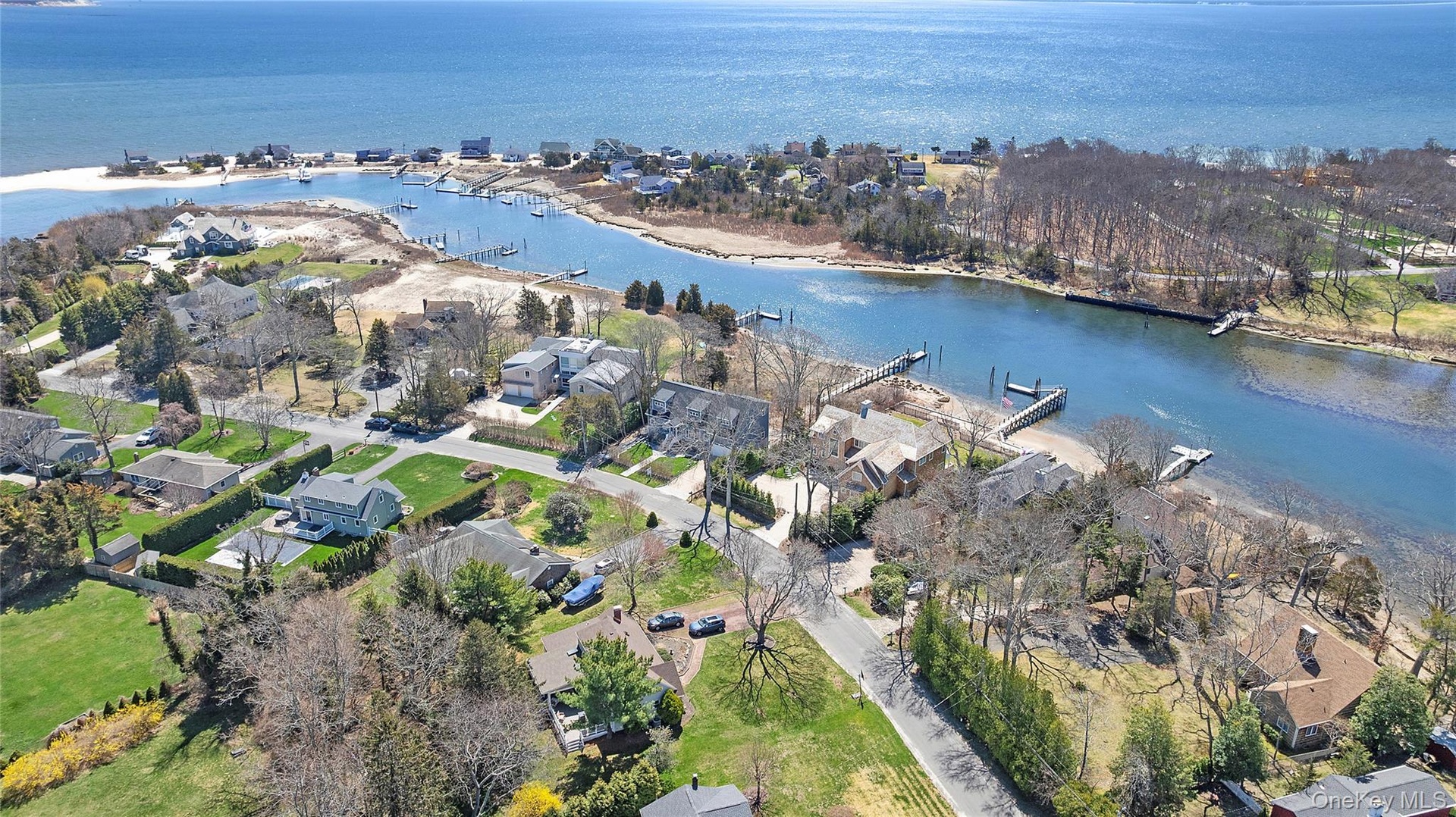 Aerial view of the spectacular waterfront