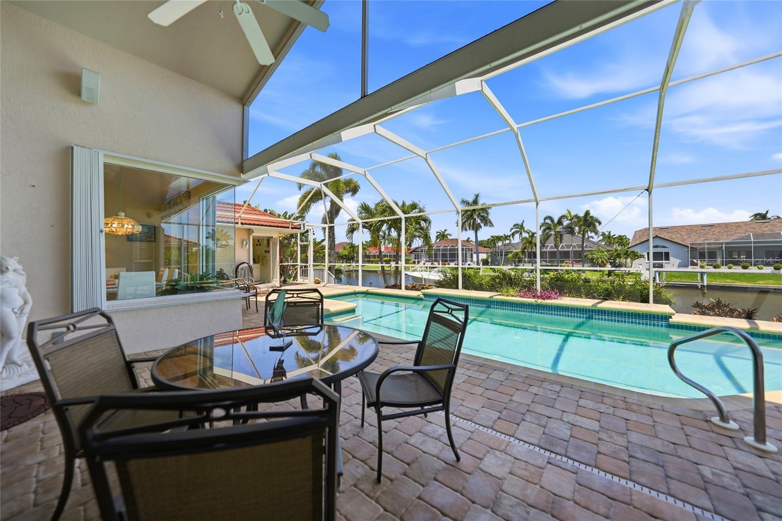 Screen Enclosed Paved Lanai