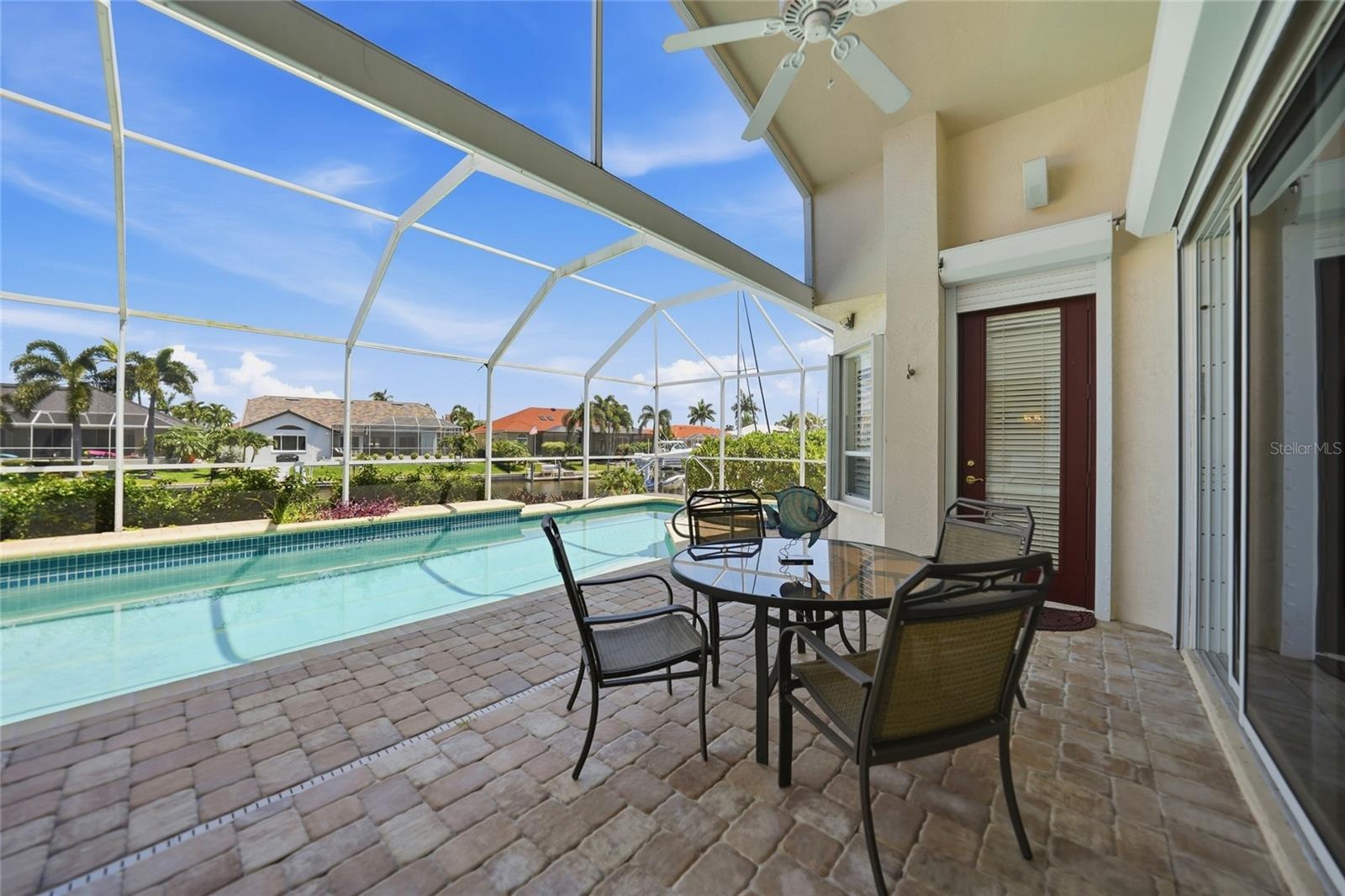 Screen Enclosed Paved Lanai
