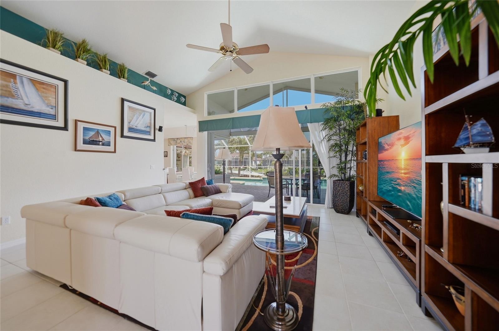 Great Room with Sliders to Lanai