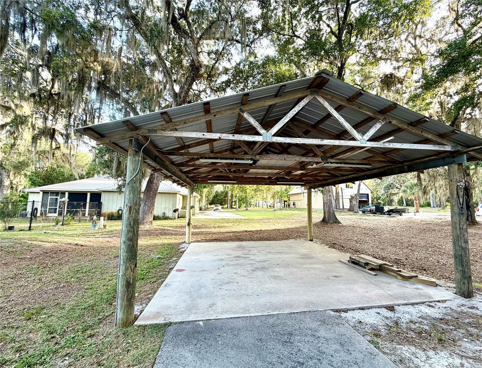 Covered carport