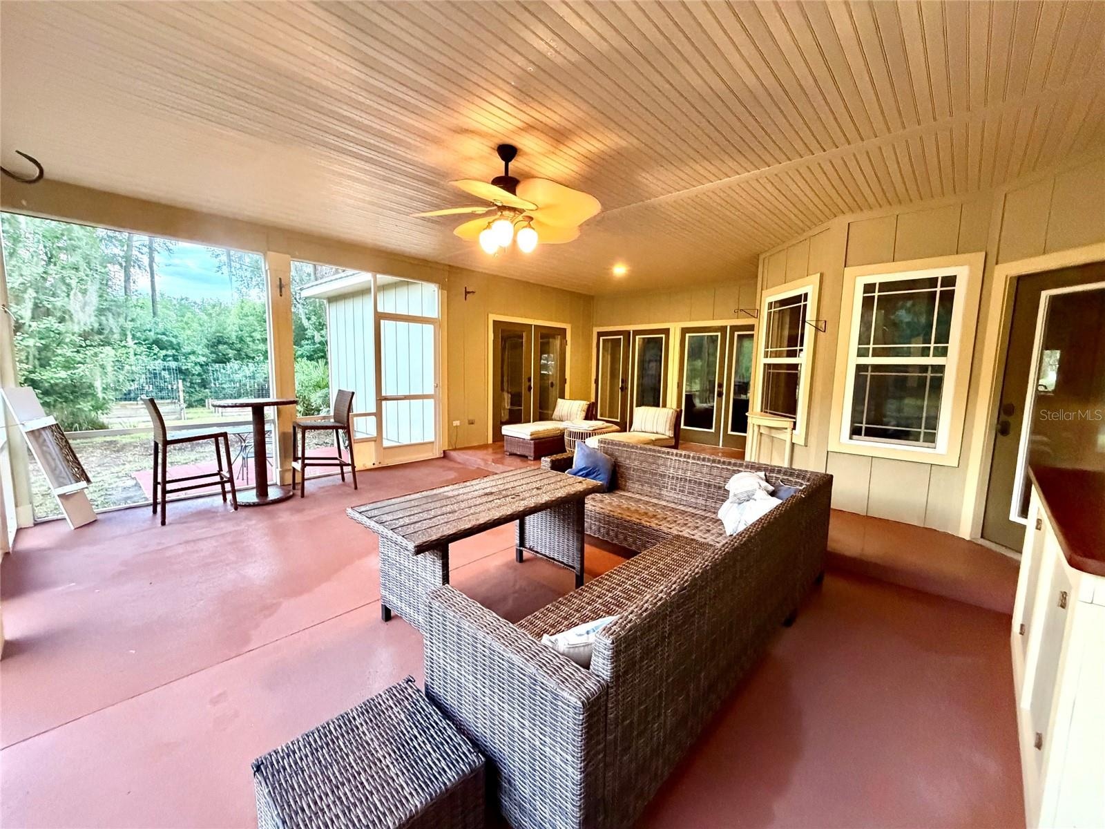Back screened porch