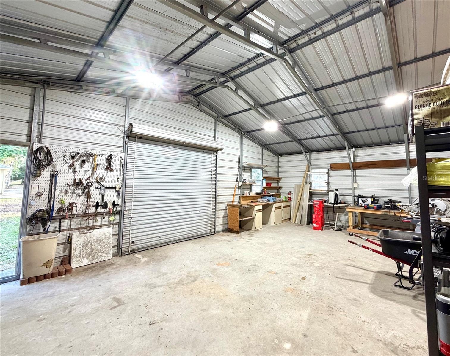 Inside the workshop