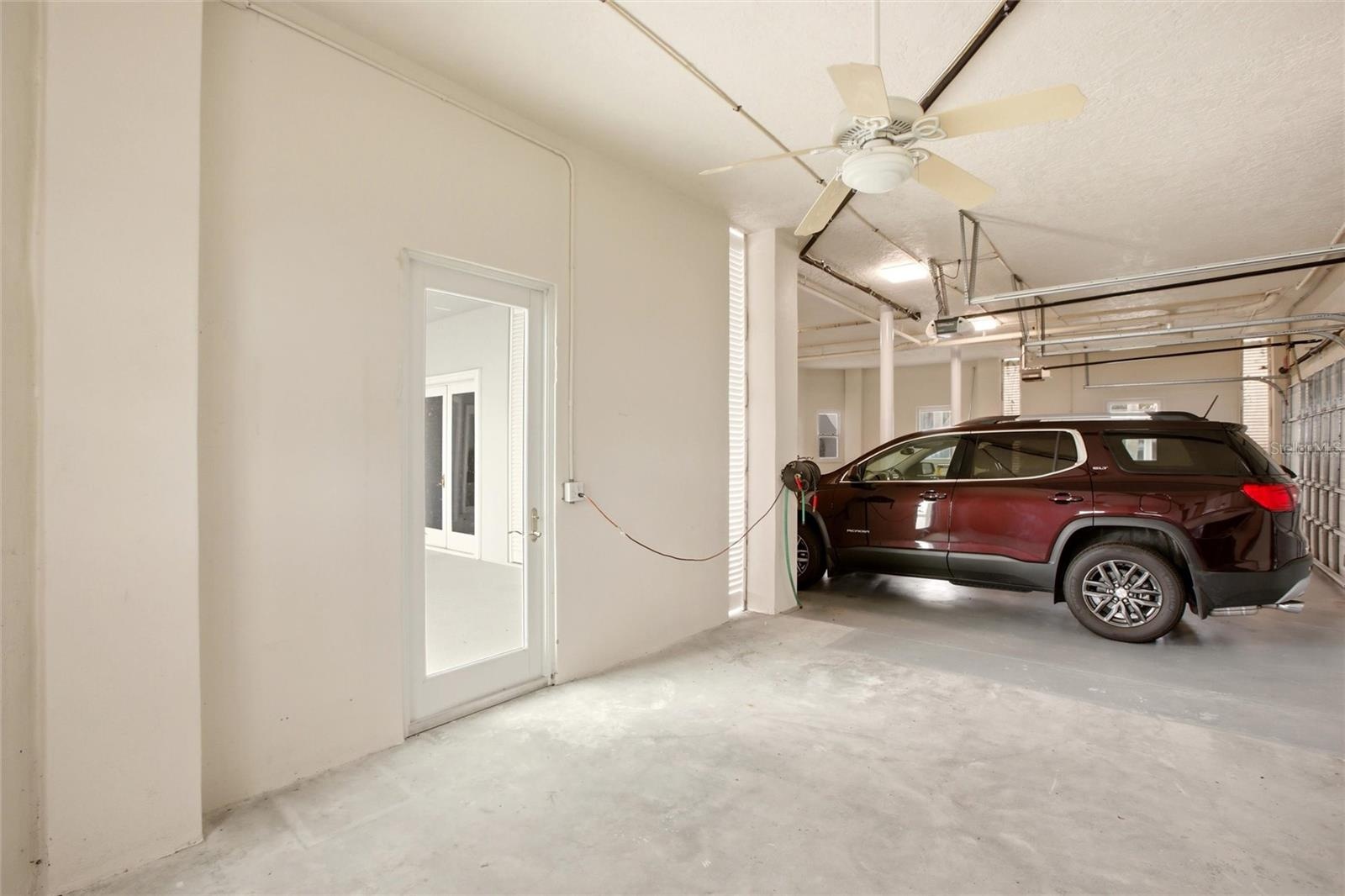 Storage/Work area side of 3 car garage
