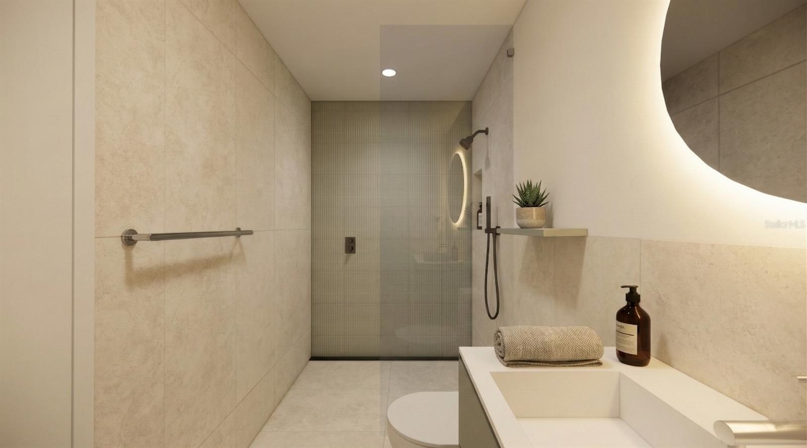 Guest House - Bathroom Rendering