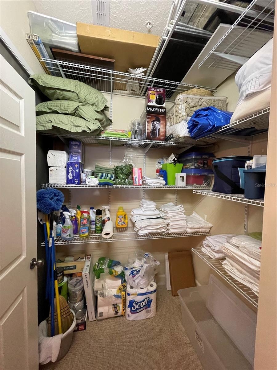Additional Storage Closet in the Primary Bathroom