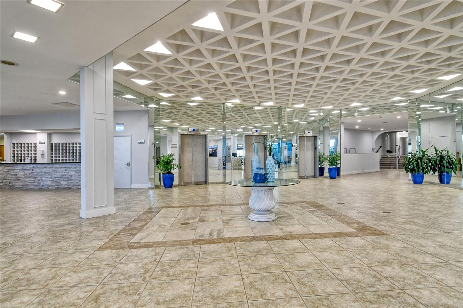 Harbor Towers lobby