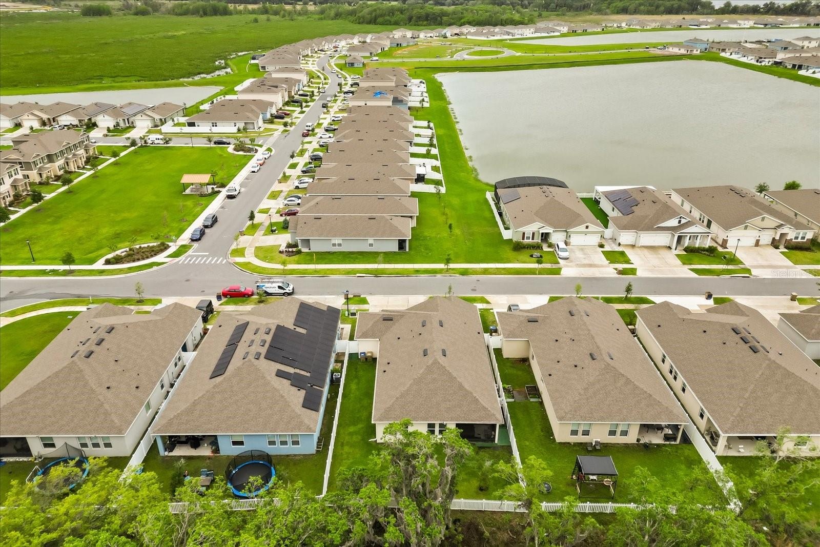 Third house from the left