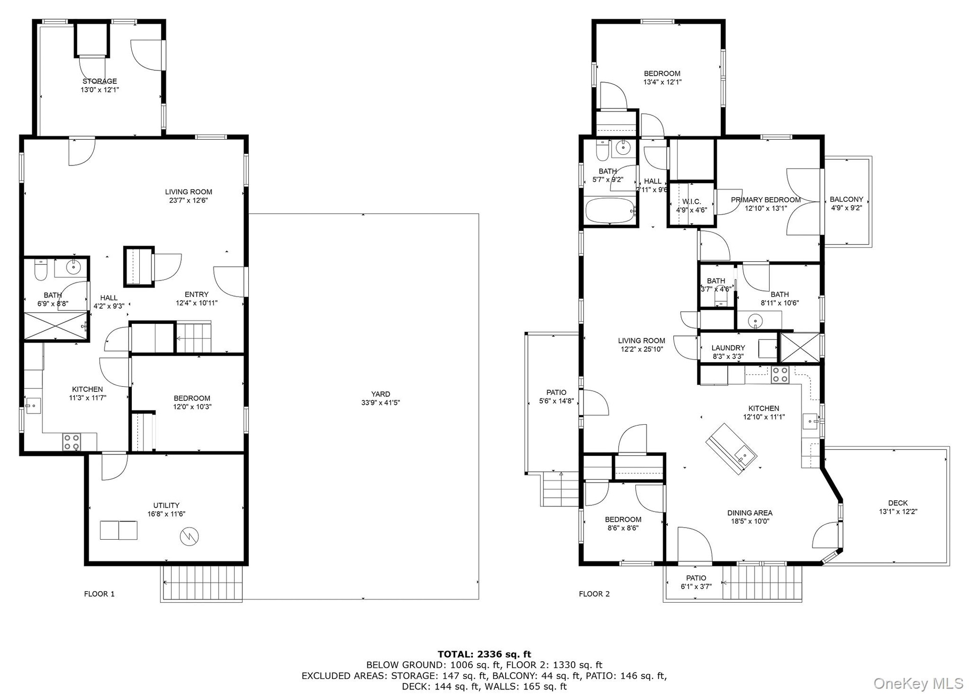 Home floor plan both floors