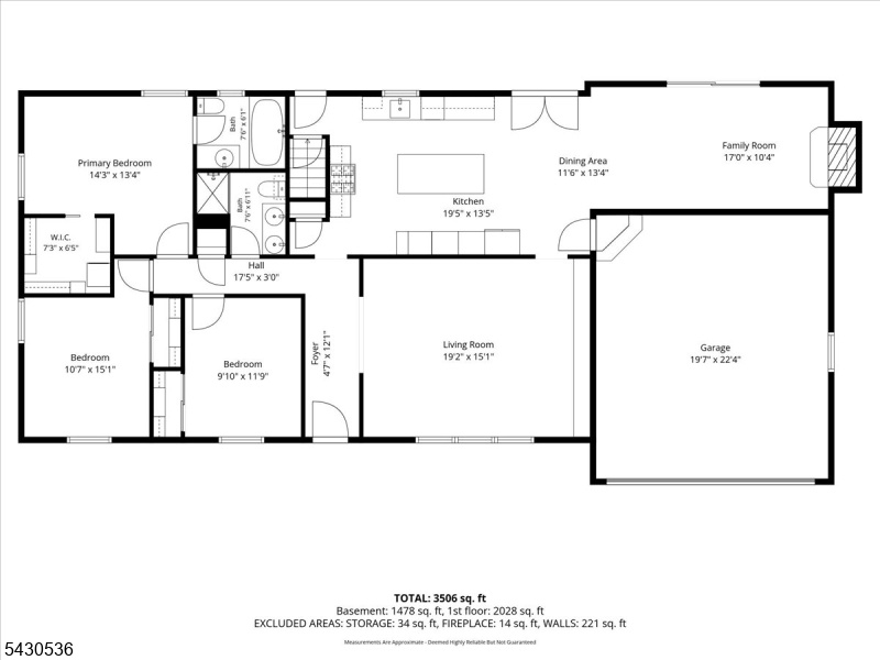First level floor plan