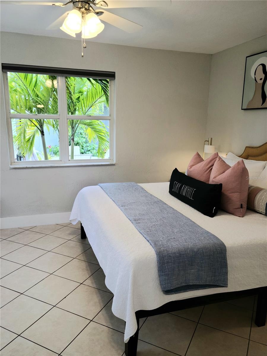 #1 Downstairs Left - has private patio and partial views of the Bay