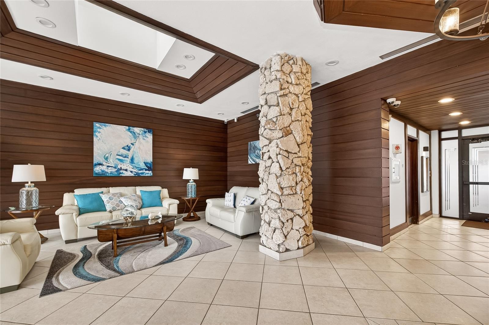 View as you enter the Constellation lobby