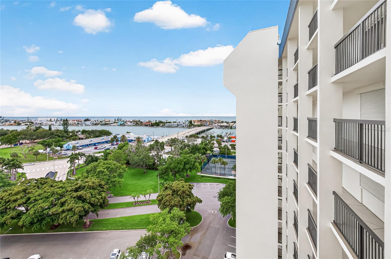 View of the intercoastal and the gulf from the front door