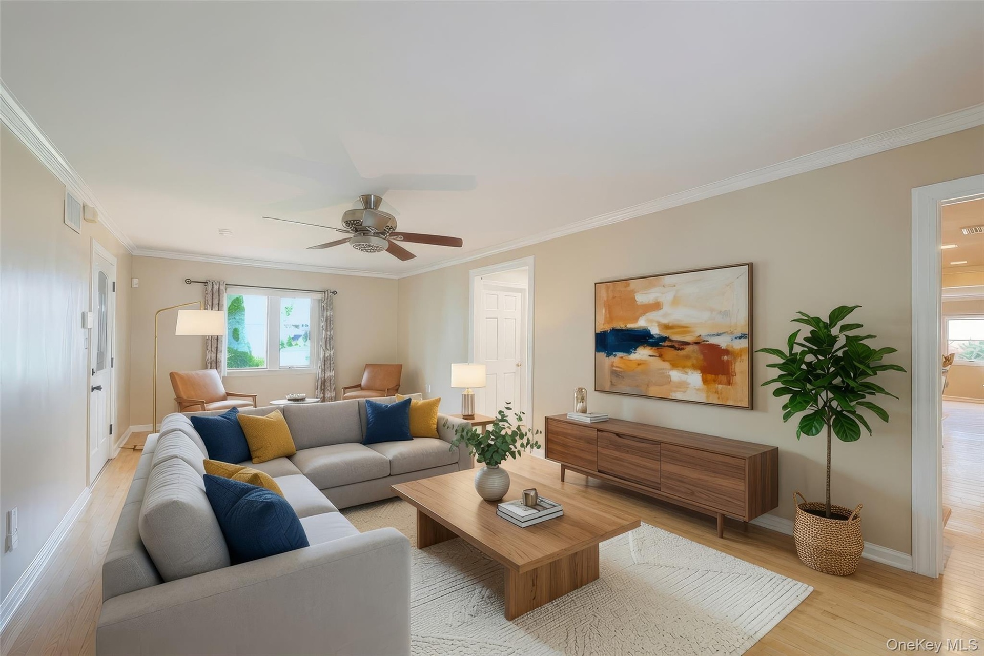 Family room  staged