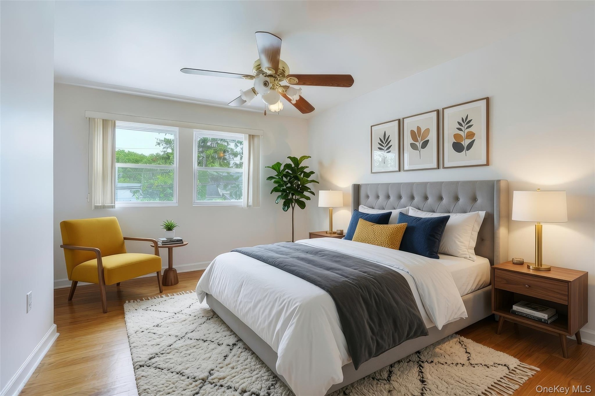 Second floor bedroom 4 staged
