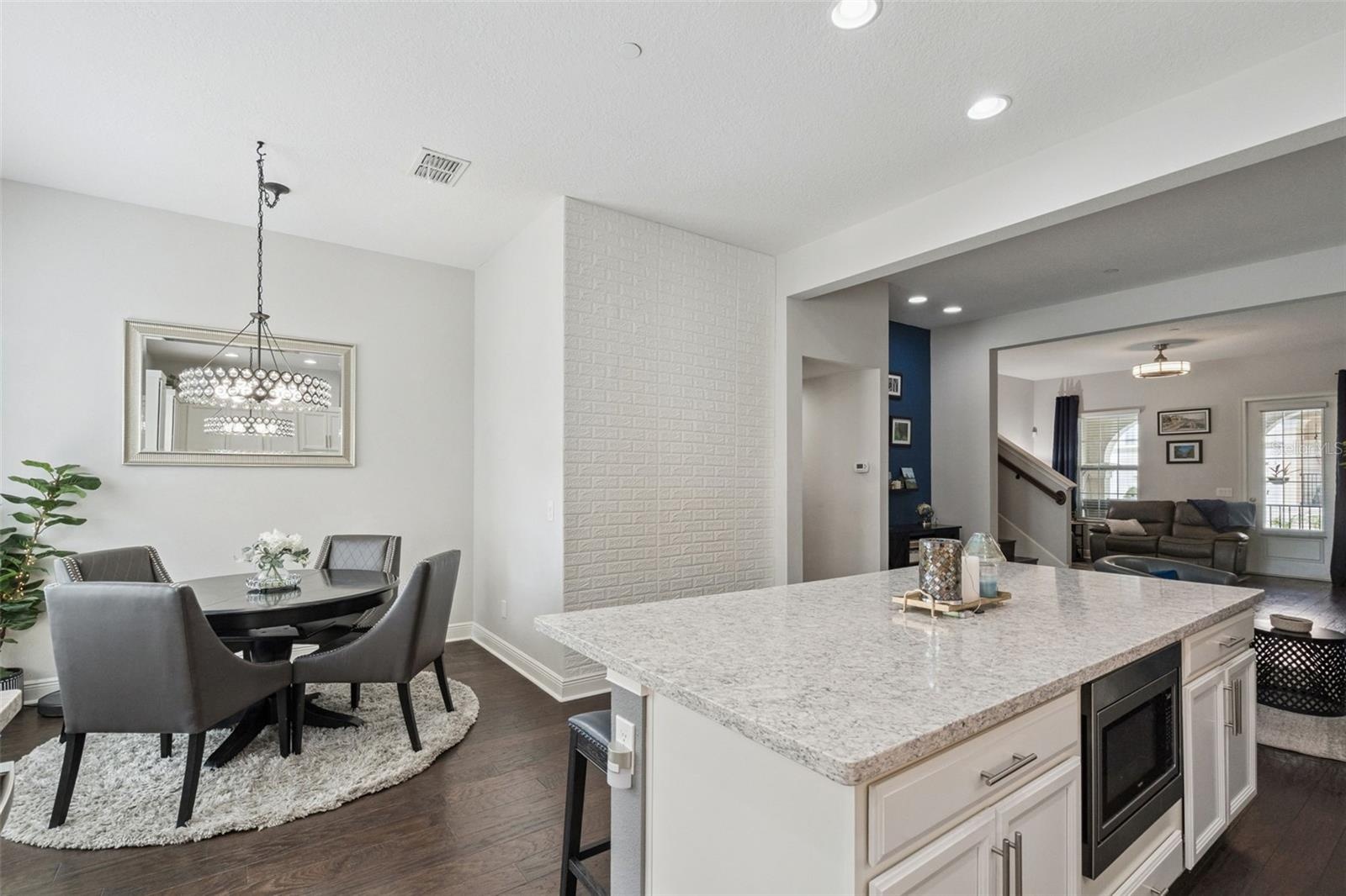 Kitchen and dining area
