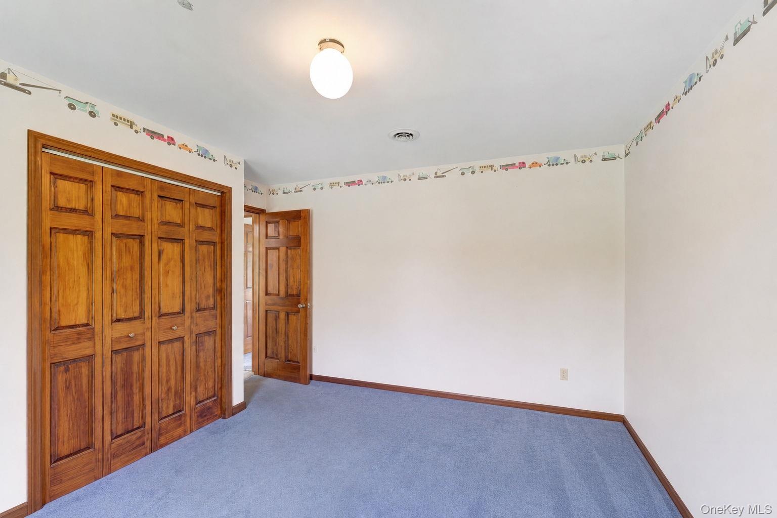 This bedroom virtually  staged.