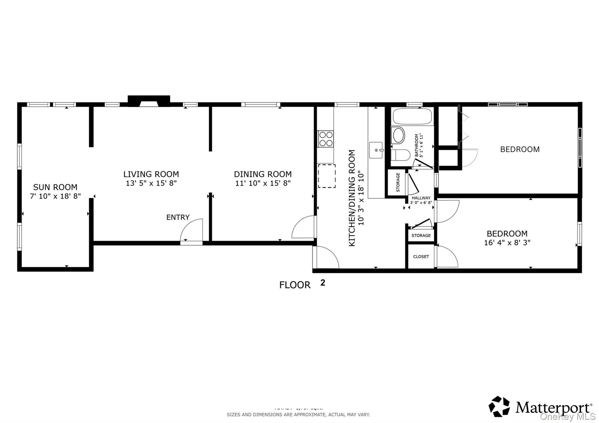 second floor plan