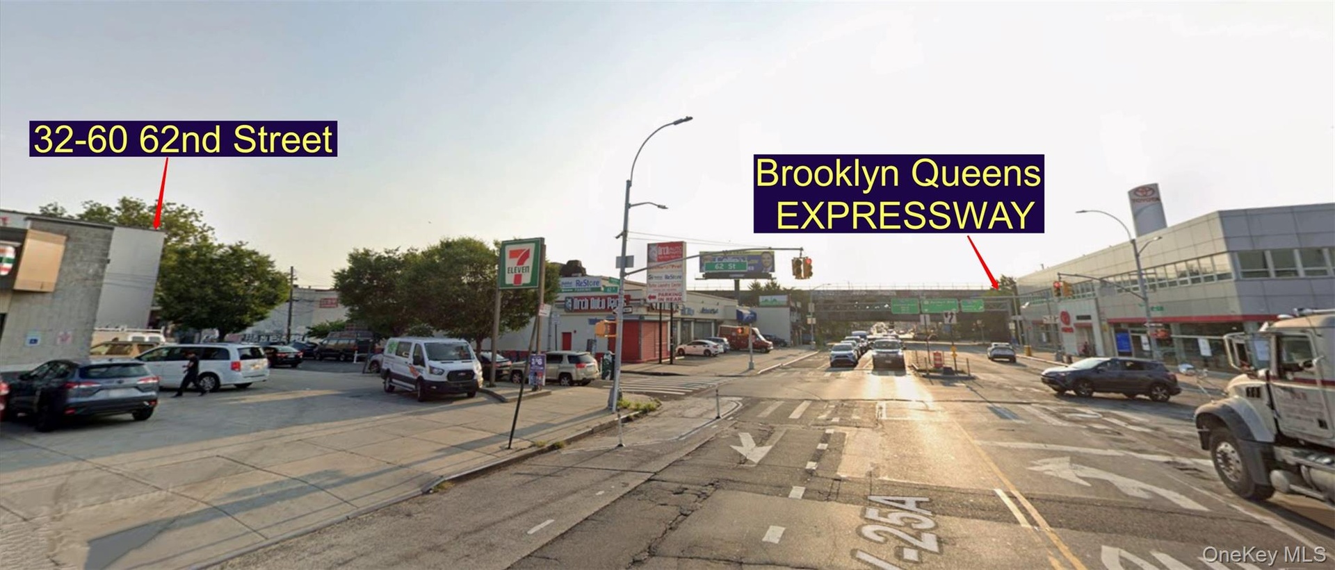 Ramp to the Brooklyn Queens Expressway is only 200 feet away