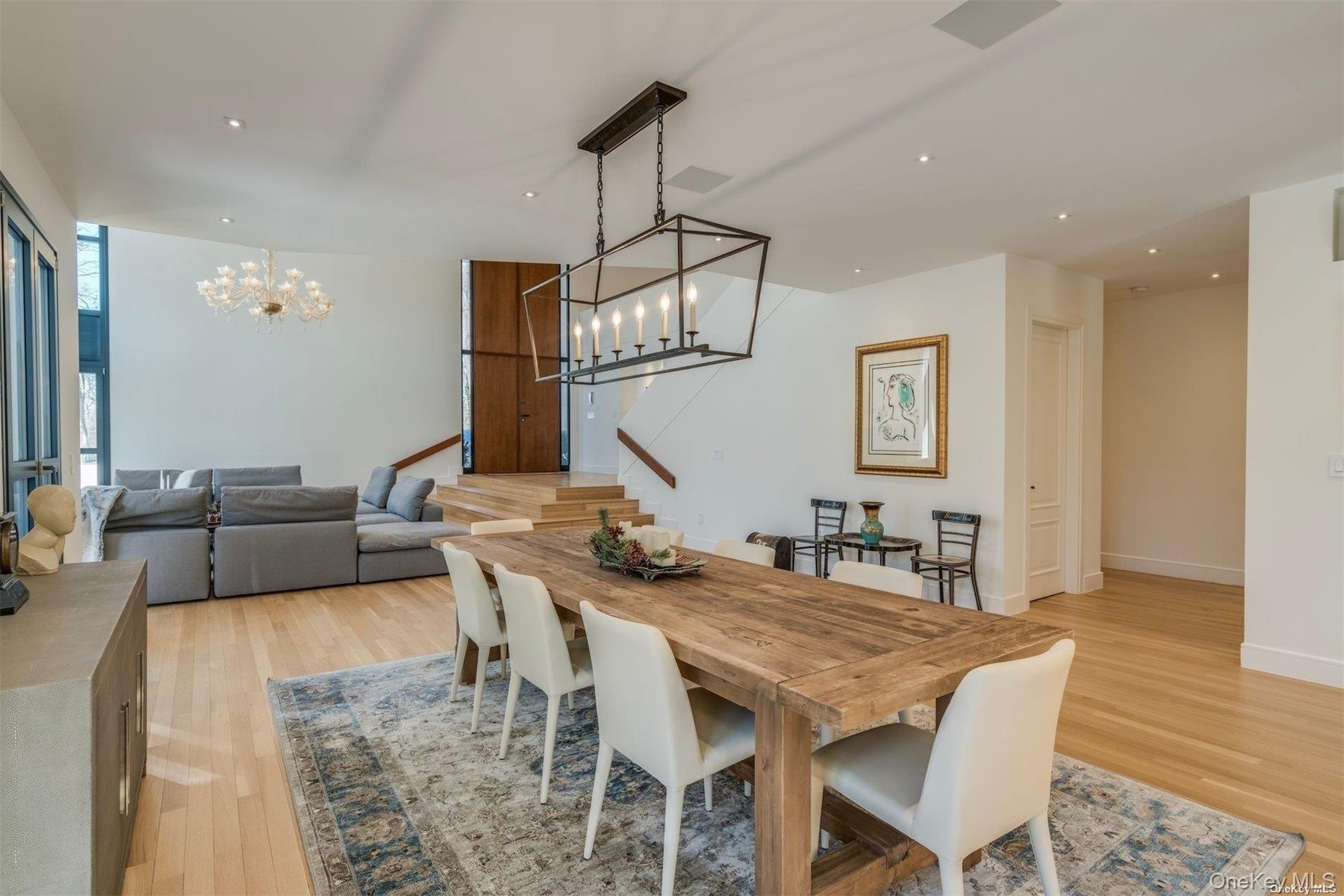 Dining Room w/ Large Windows