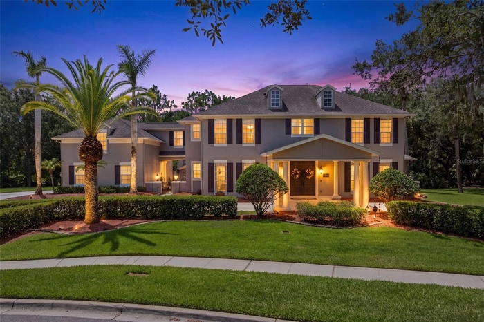The main home features 5 bedrooms (2 on the 1st floor & 3 upstairs, incl. the primary suite), 4.5 baths. The detached garage apartment adds a 6th bedr
