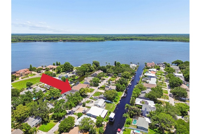 Canal access to Lake Tarpon.