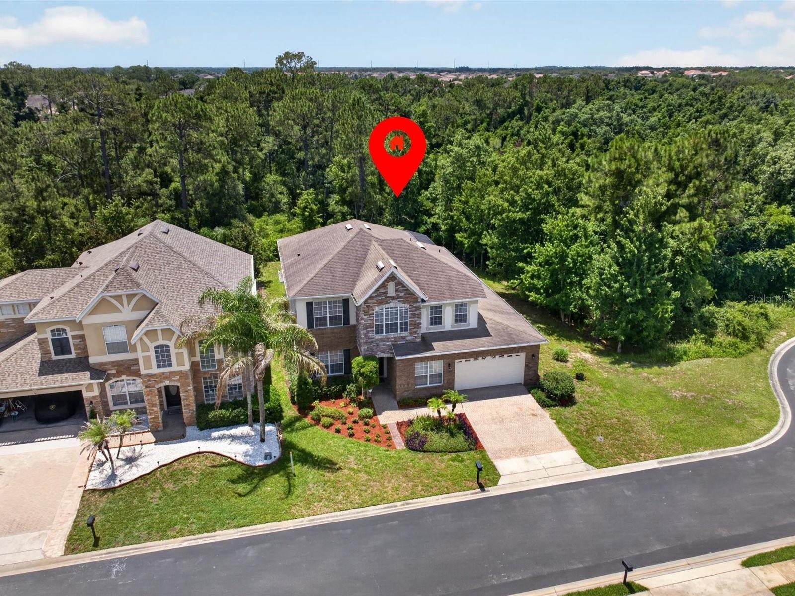 Aerial view of 561 Harriswood Court