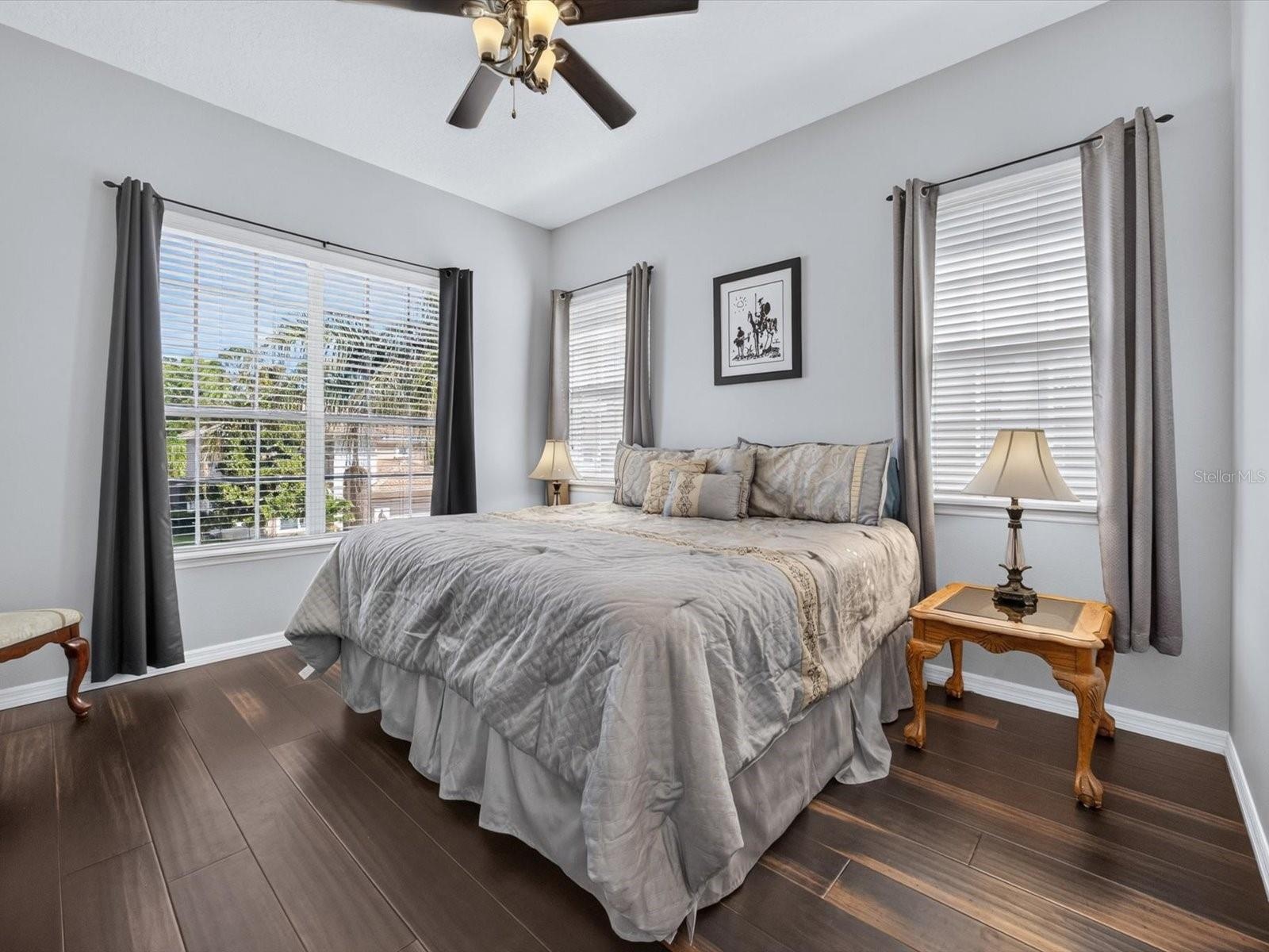 Bedroom ensuite #2 (upstairs) with walk in closet