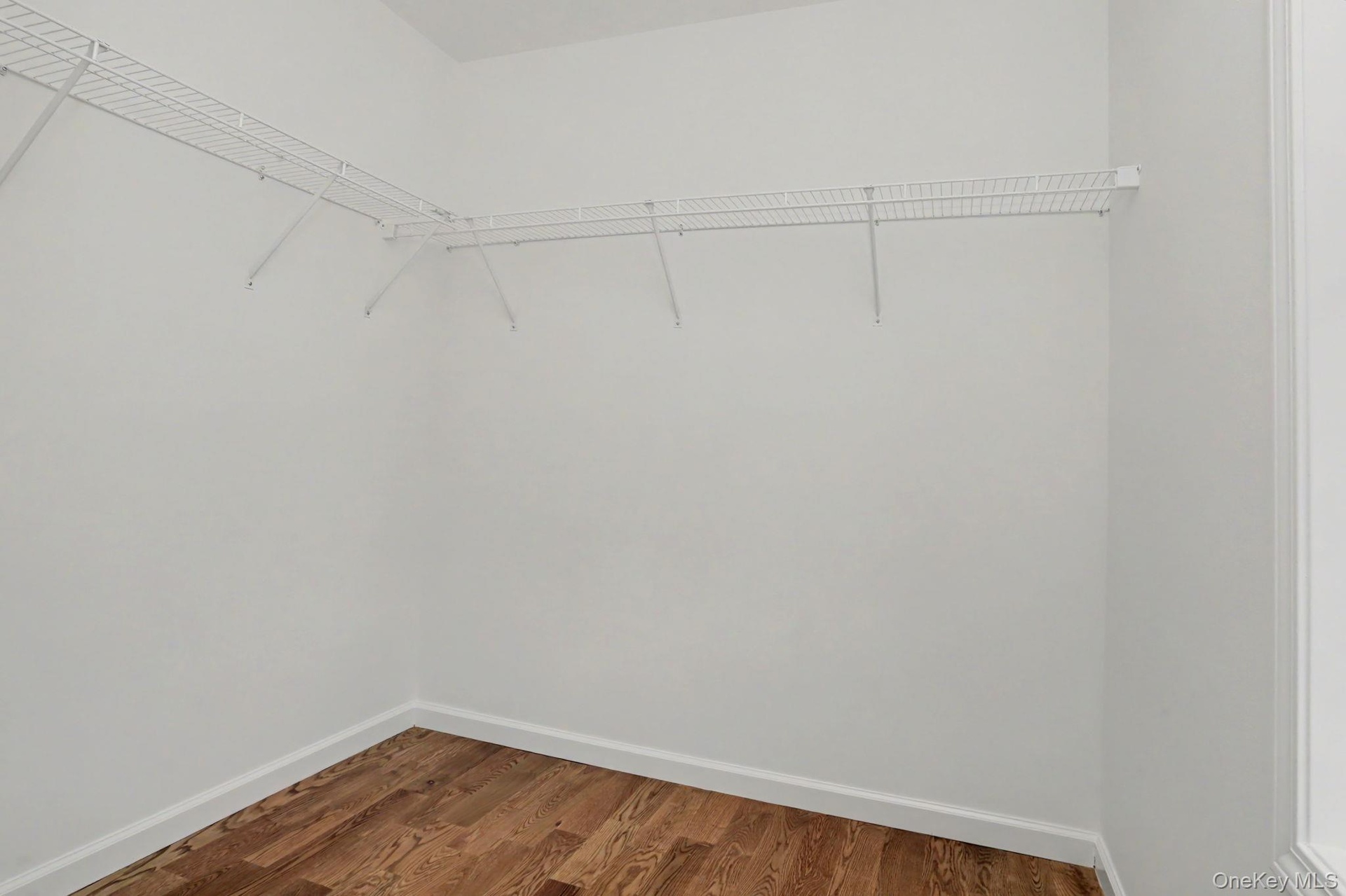Walk-in primary closet