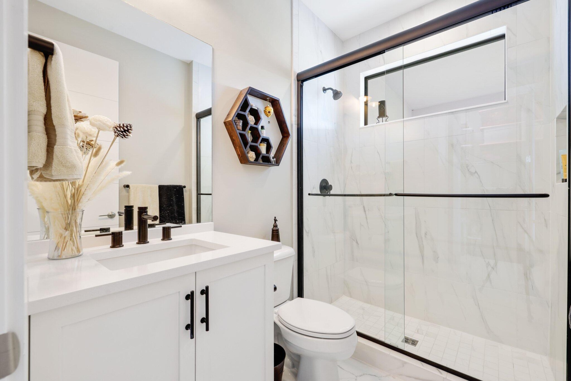 En suite bathroom