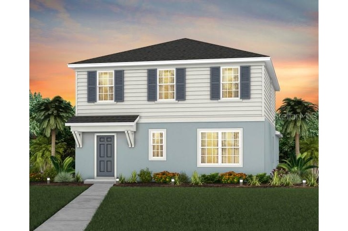 Exterior Design. Artistic rendering for this new construction home. Pictures are for illustrative purposes only. Elevations, colors and options may va