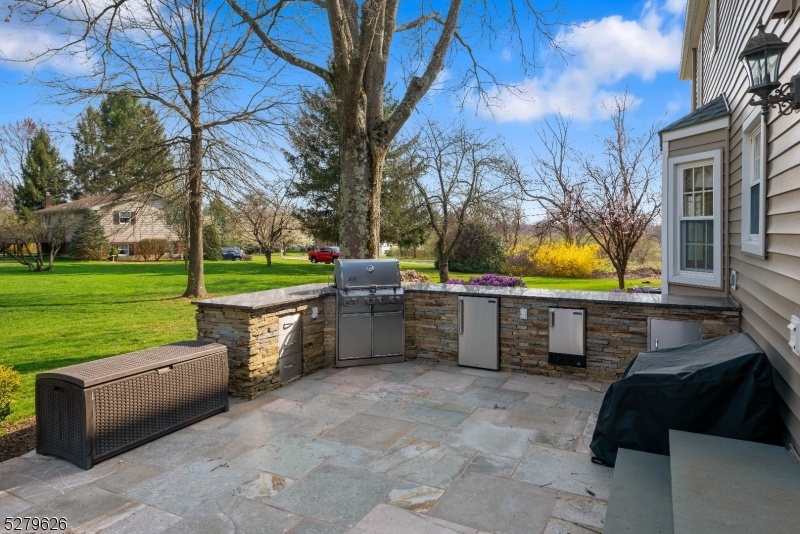 Stone Patio w/Outdoor Kitchen