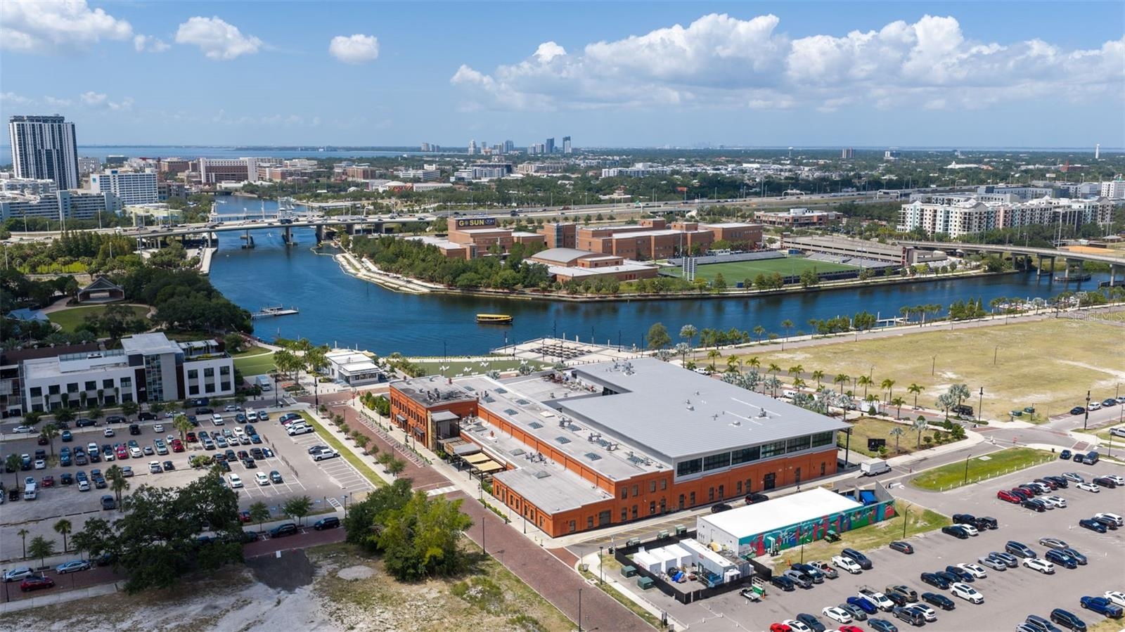 Armature works and riverfront - 4 blocks away