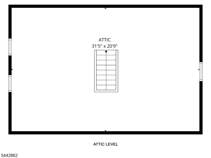 Floor Plan - Level 3 - ATTIC