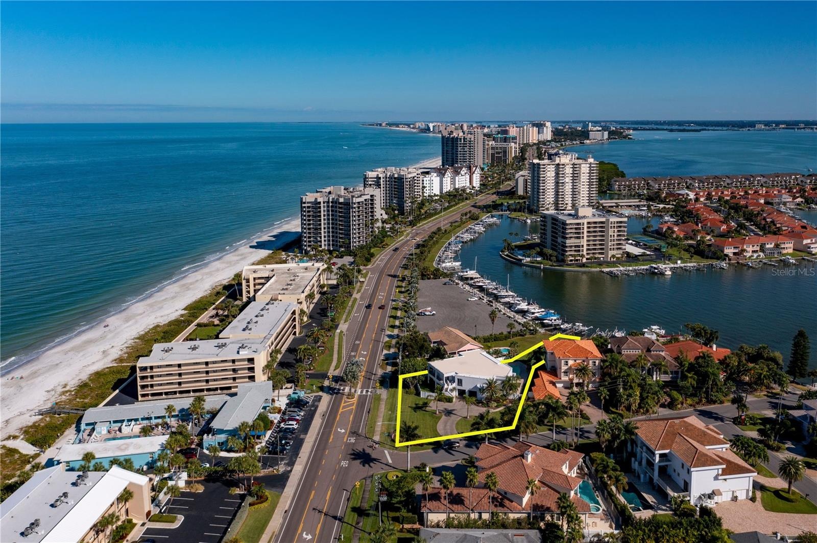 Aerial Lot Border Line