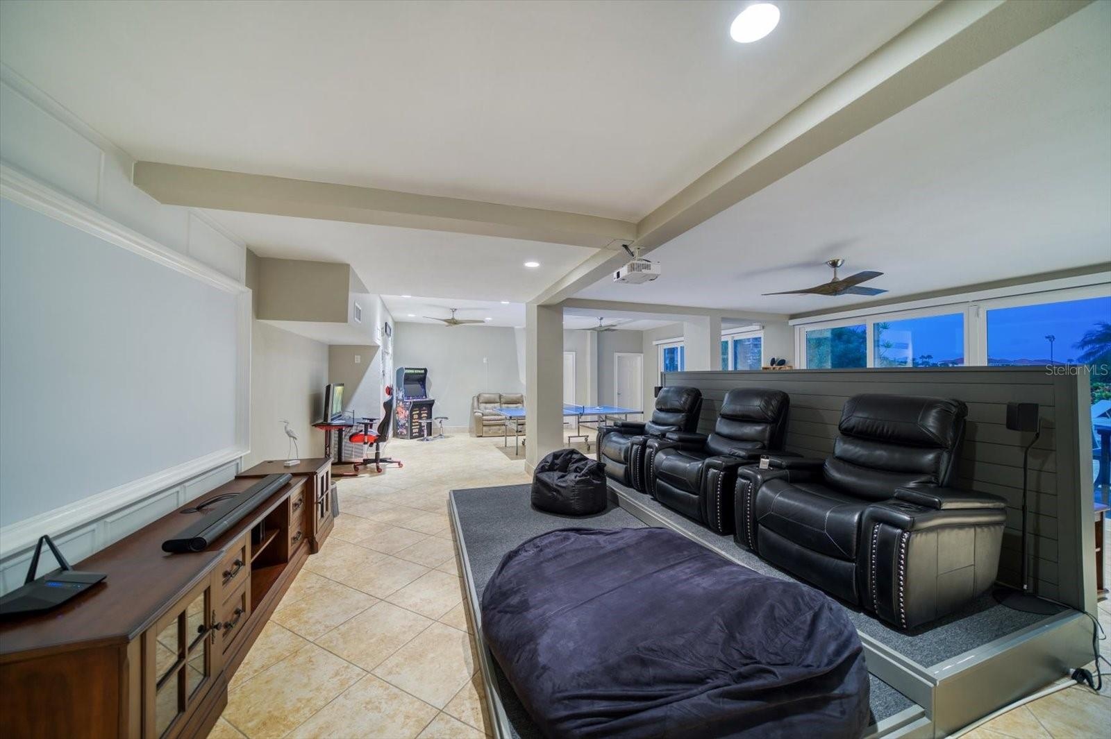 Downstairs Theatre/Game Room