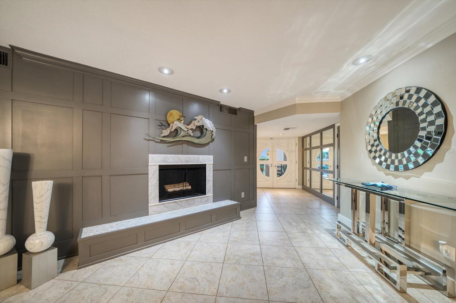 Entry Fireplace