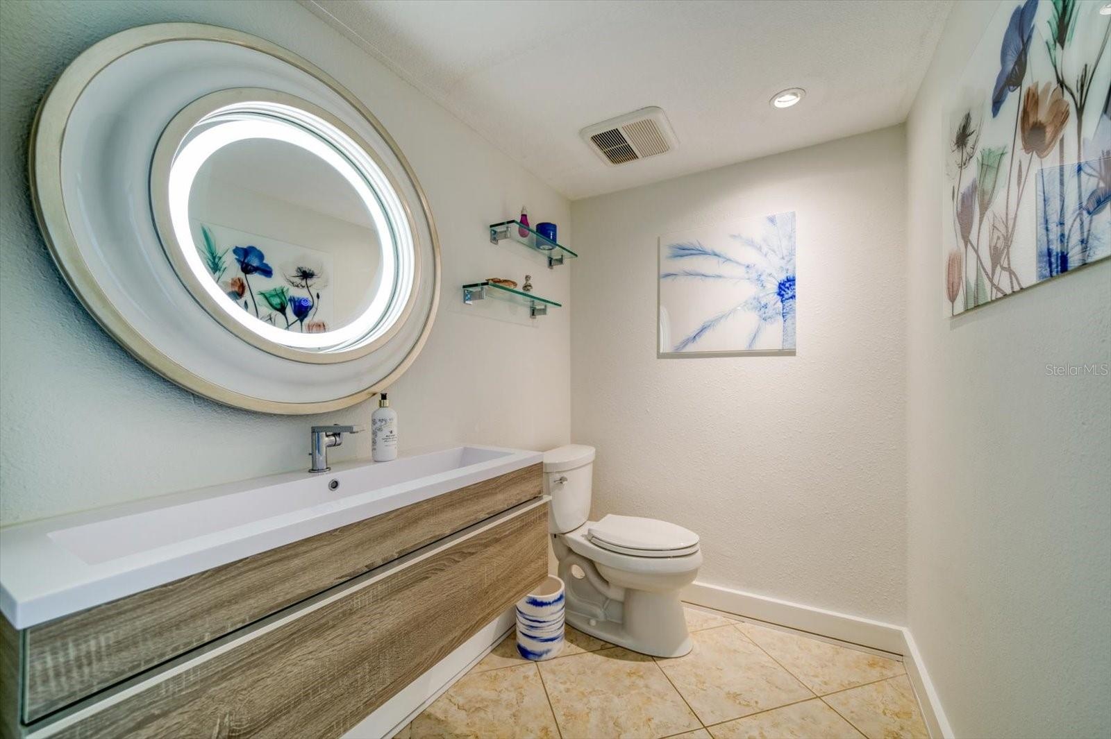 Upstairs Half Bath