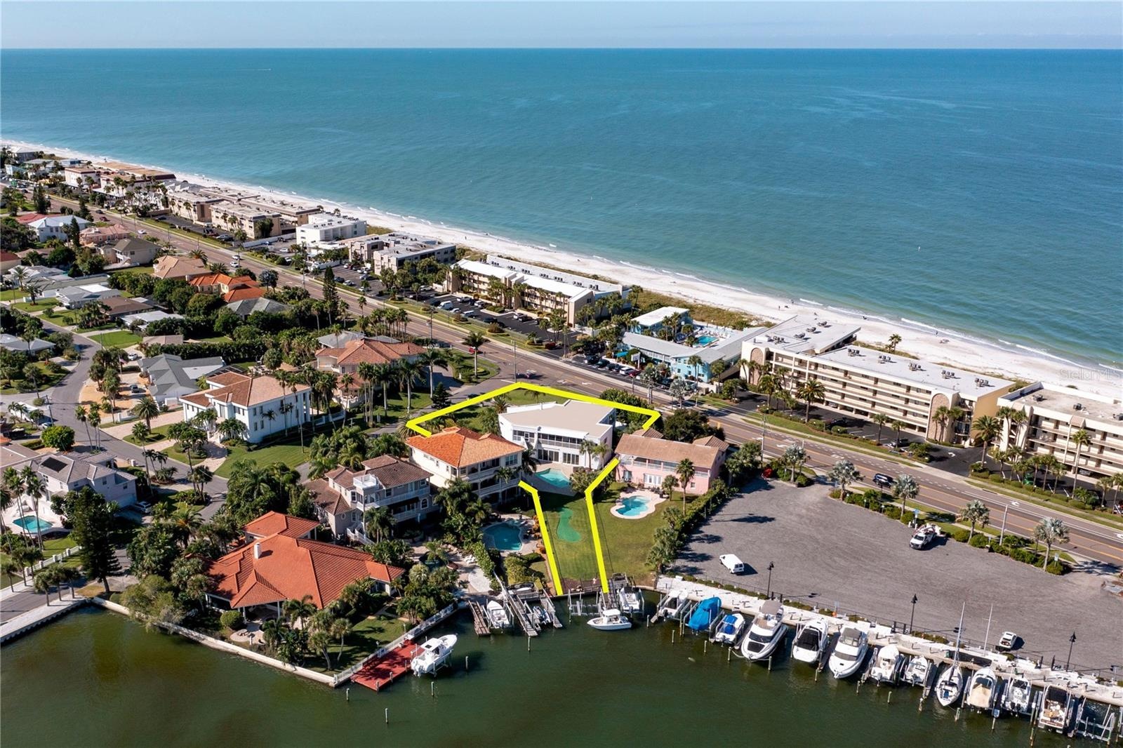 Aerial Lot Border Line