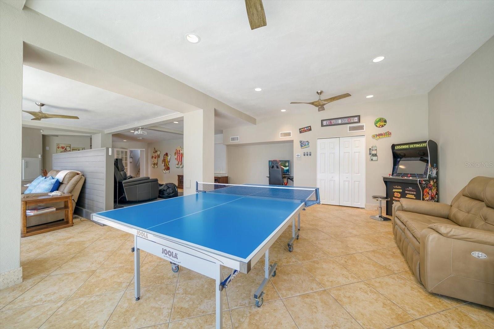 Downstairs Theatre/Game Room
