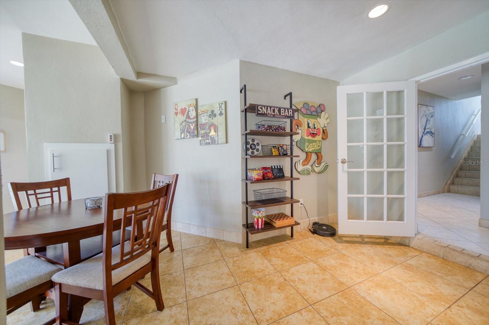 Downstairs Theatre/Game Room