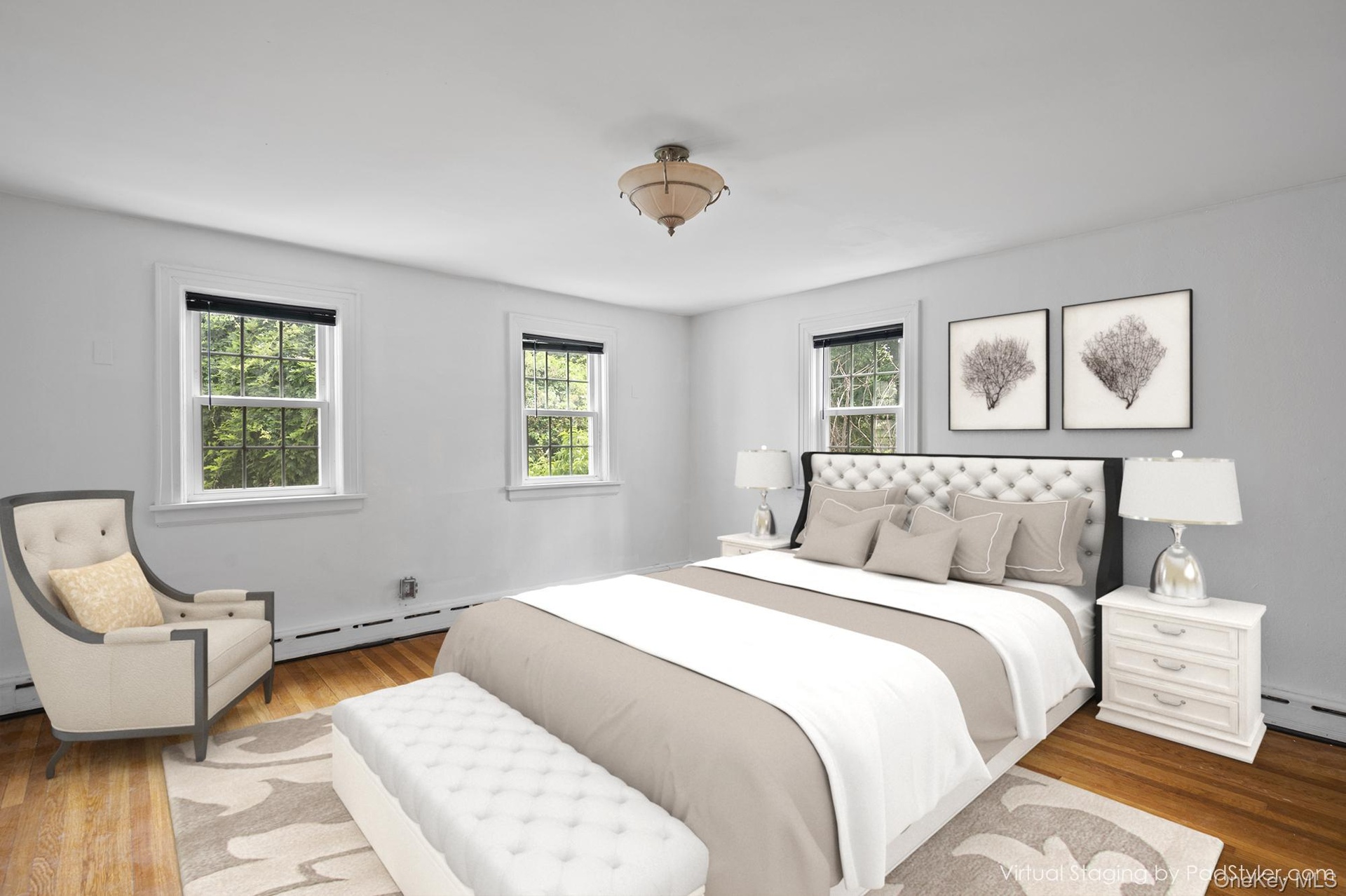 Large comfortable bedrooms