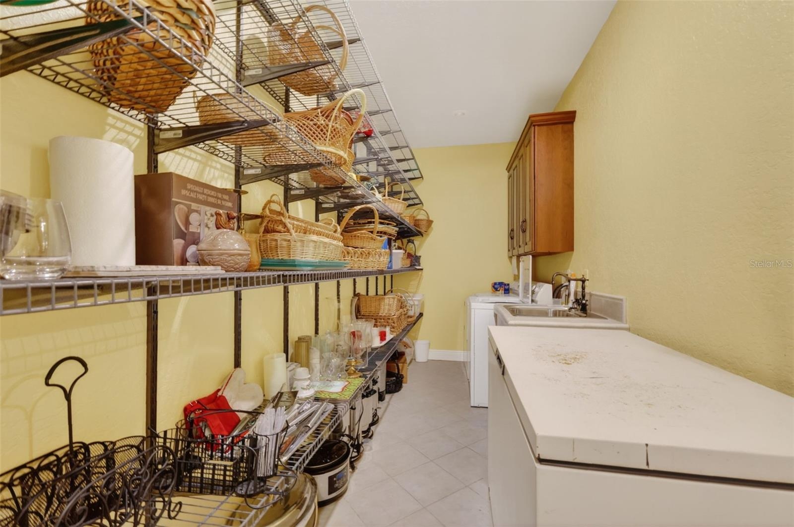 Large Storage and Pantry Area